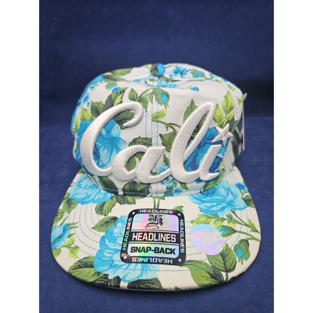 Women's Hat Cap Tropical Headlines  Floral Cali California Snap Back  Flat Bill